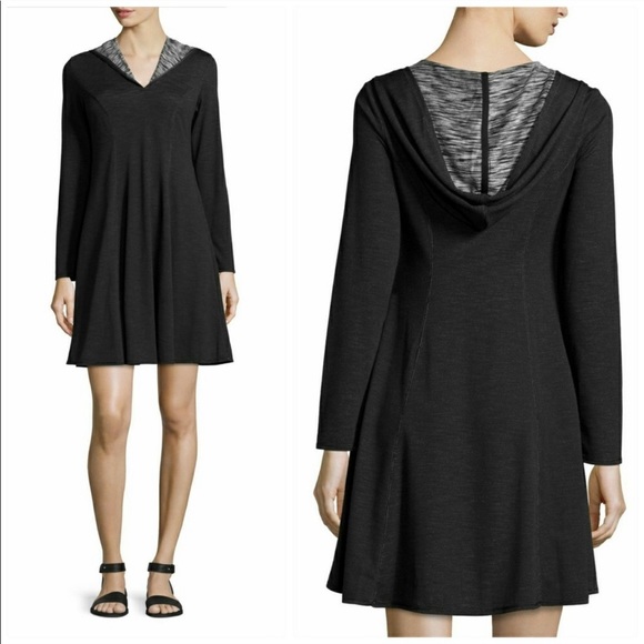 Max Studio Dresses & Skirts - Max Studio Weekend Hooded Long Sleeve Knit Dress